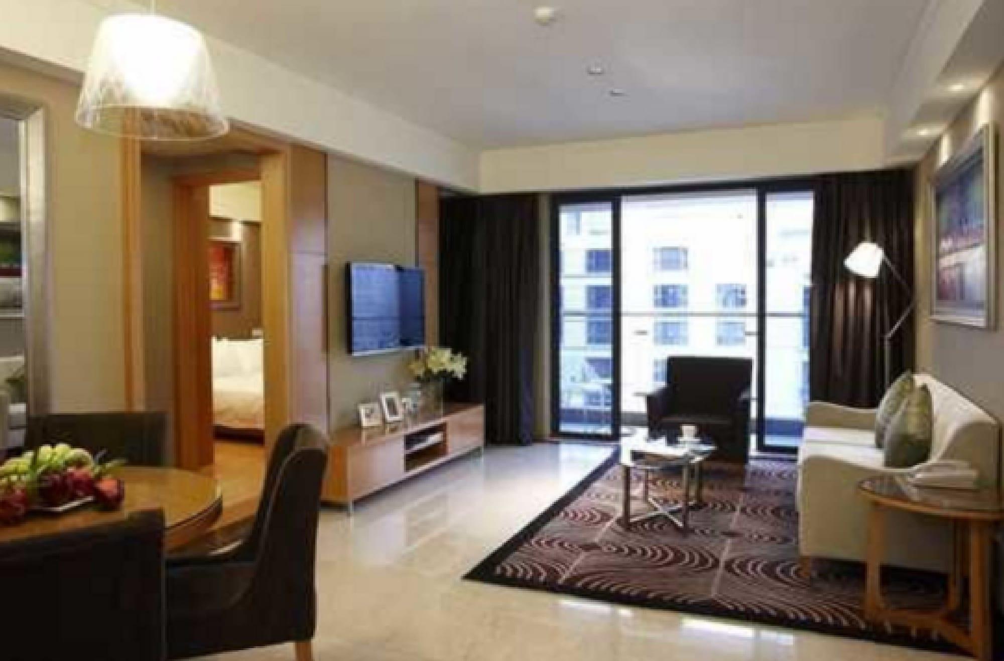 Dan Executive Hotel Apartment Zhujiang New Town-Freeshuttle Bus To Cantonfair Duringcanton Fair Period Exterior photo