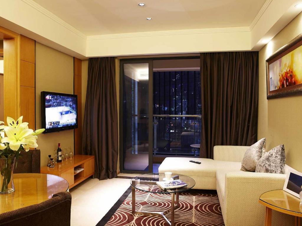 Dan Executive Hotel Apartment Zhujiang New Town Guangzhou Room photo